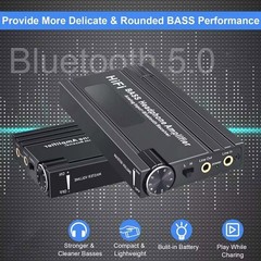 HIFI Headphone Amplifier Stereo Audio 3.5mm AUX 16-600Ω Portable for MP3/MP4/PS4