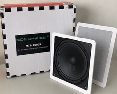 MONOPRICE MIT- 1000S 10″ In-Wall Super Slim Subwoofer