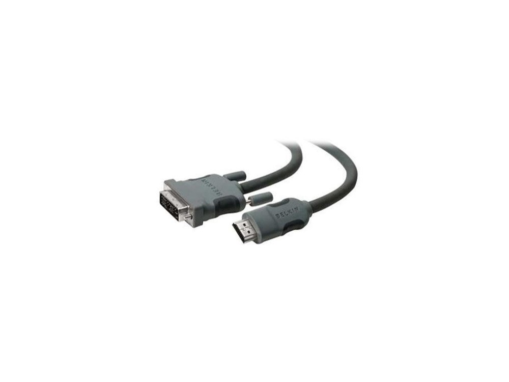 Belkin F2E8242B03 3 ft. Black 1 x HDMI Male to 1 x DVI Male HDMI to DVI Cable Ma