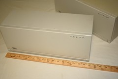 2 Lot Laserline CD Storage 36 Case Holder Wall Mountable w/Drop Down Door