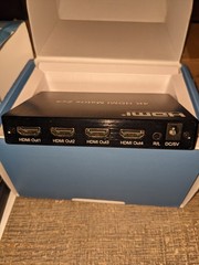 4K 60hz HDMI Matrix 2×4 2 In 4 Out Switch Splitter PC TV Audio Video Converter