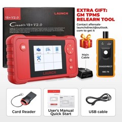 2025 LAUNCH X431 Creader VII+ OBD2 Diagnostic Scanner ABS SRS Fault Code Reader