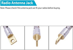 FM Radio Antenna, 2-Pack Telescopic AM FM Radio Antenna Replacement Antenna for