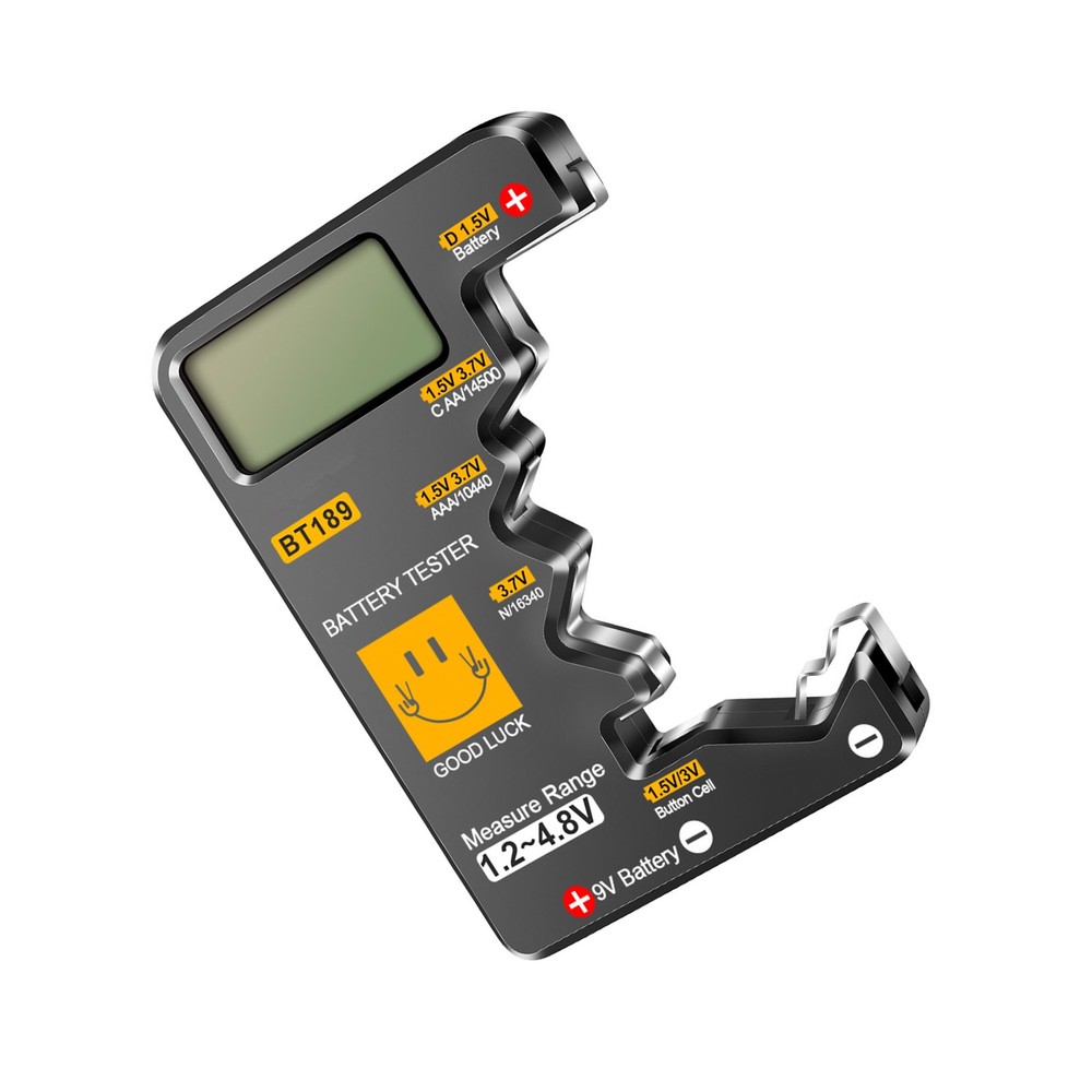 ABS Plastic Battery Tester For AAA C D 9V 3V Coin Cell CR2032 AG Series Small