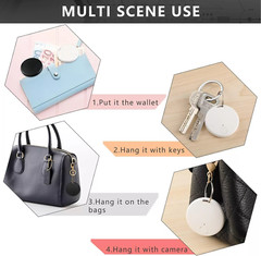 Bluetooth Mini GPS Tracking Air Key Tag Child Pet Finder Location Device Lot