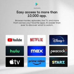 Sylvox Google Outdoor TV 43in Waterproof Smart TV 4K Voice Assistant 1000 nits