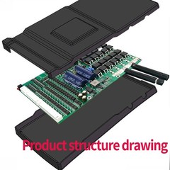 JK Smart BMS 8-24S 200A Lifepo4 Li-Ion Battery w/2A Active Balance RS485 LCD Lot