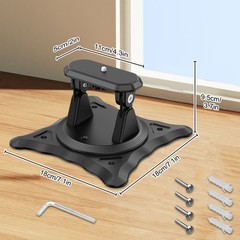 Projector Mount Stand Tabletop 360° Swivel Adjustable Holder with 1/4″ Screw