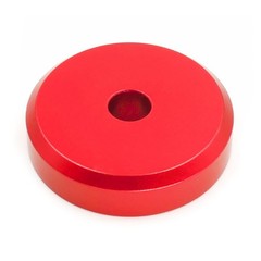 Red Aluminum 45 RPM Record Adapter for Record Player 7″ Vinyl Turntable