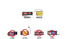 Portable RC Battery Charger for 2.4V-9.6V NiMH/NiCD Battery Pack RC Car Charger