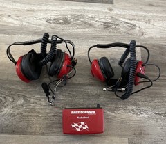 Radio Shack 20-285 RACE DAY BUNDLE Scanner Intercom Headsets & Memorabilia RARE