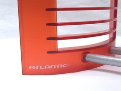 Atlantic 25 CD Storage Tower Hard Plastic Holder Red Rare