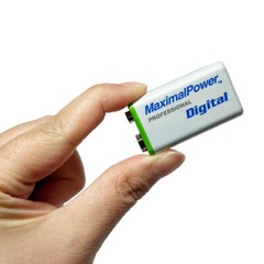 Refuelergy 9 Volt Li-Ion Rechargeable Battery HIGH CAPACITY 550mAh 9V Block