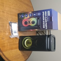 Experience Ultimate BT304 Bluetooth LED 2.0 Stereo Speaker System 4in AUX USB