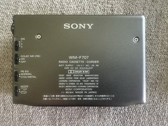 Sony WM-F707 Walkman Cassette Player, Awesome Silver ! Display or Repair !