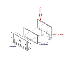 New 6.2 inch display screen For BOSION BX-410 car-DVD LCD screen