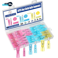 54PCS Heat Shrink Bullet Wire Connectors Kit 22 10AWG Waterproof
