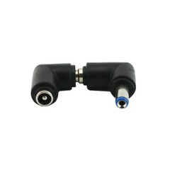10pcs Right Angle 5.5mm x 2.1mm Female to 5.5mm x 2.1mm Male DC Power Connector