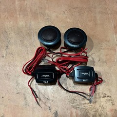 USED SKAR AUDIO TX-T 1-INCH 240W MAX POWER SILK DOME NEODYMIUM TWEETERS – PAIR