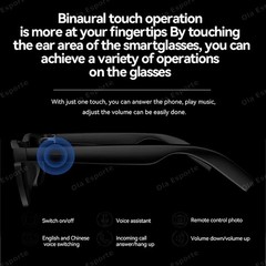 Lenovo AI Smart Glasses 4K Camera Bluetooth Translation Music Sunglasses