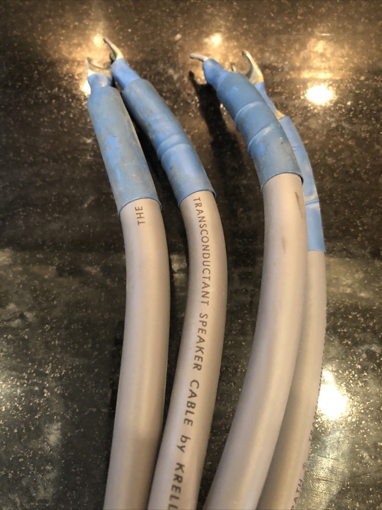 Krell The Path Transconductant Speaker Cable Blue -4 Available 6 ft. Lengths