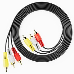 RCA Cables, 3RCA Cable Audio Video 24K Gold Plated Connecting Audio Video Com…