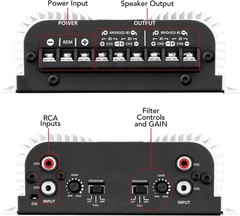 Taramps TS 400×4 Automatic High Level Input 400W RMS 4 Channel Amplifier