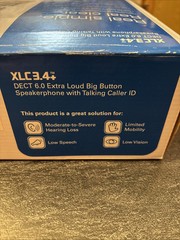 Clarity 59234.001 Dect 6.0 Extra-loud Big-button Speakerphone With Talking #JJ