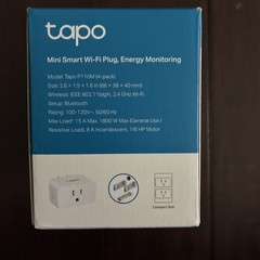 TP-Link Tapo P110M Mini Smart Wi-Fi Plug, Energy Monitoring – 4-Pack