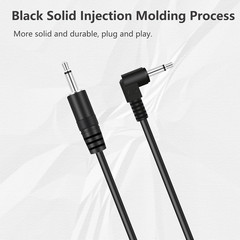 2 Pack 3.5Mm 1/8″ Male TS Mono Plug to 90 Degree Right Angle 3.5Mm Male Mono