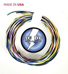 22 AWG TXL HIGH TEMP AUTOMOTIVE WIRE 8 STRIPED COLORS 25 FT EACH 200 FEET (B)