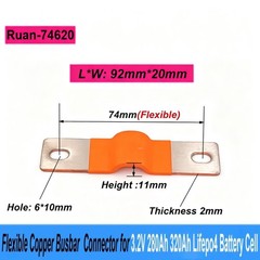 12V Battery Frame for 3.2V CATL EVE 280Ah 320Ah 360Ah Lifepo4 Plastic Holder Kit