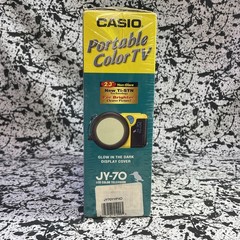 CASIO JY-70 LCD COLOR TV Mini Pocket Portable Television – Sealed With Rip