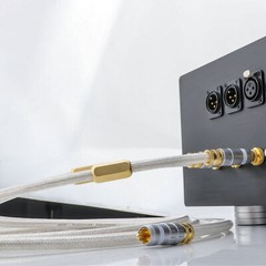 QED 75 Ohm OCC Silver Plate HiFi RCA Cable AMP Audio Signature Interconnect Cord