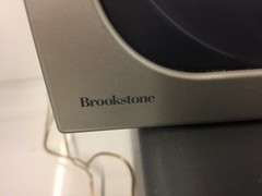 Brookstone mwCD v1.0 Executive Micro CD System FM Radio Subwoofer Remote