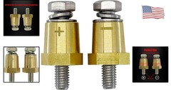 Effortless Installation M8 Battery Terminal Posts – Durable Brass Construction