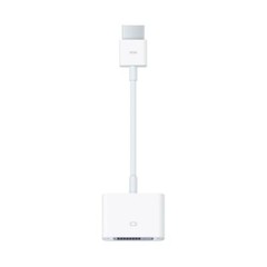 Genuine Apple HDMI to DVI Video Adapter Cable for Mac mini-MacBook Pro MGVU2ZM/A