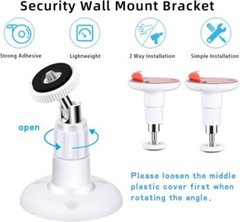 2pcs Universal Wall Mount Bracket for Security Camera with 1/4″ Screw Connector