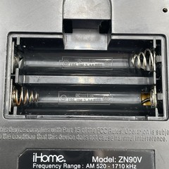 iHome for Zune ZN9 Docking Station AM/FM Alarm Clock Radio