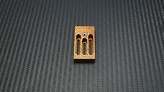Adapter / Slider / Mounting Bracket for Grado Wooden Tonearm – Mahogani Wood