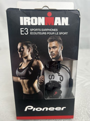 Pioneer SE-E3M(B) IRONMAN Sports Sweat-Proof Ear-Hook 3.5mm 1.2m Black