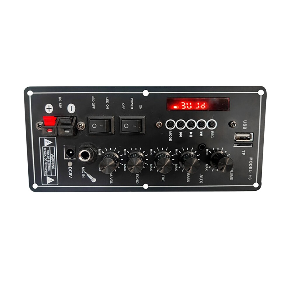 30-120W Power Amplifier Board USB Dac FM Radio TF Player Subwoofer bluetooth