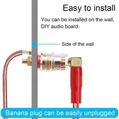 8x New 4mm Amplifier Speaker Terminal Binding Post Banana Plug Socket Connector