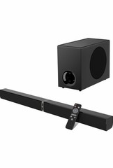 MZEIBO Sound Bar with Subwoofer, 120W Soundbar for Smart TV