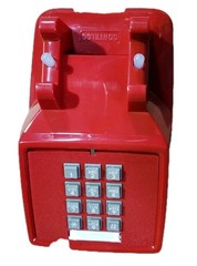 Cortelco Red Analog Desk Landline Telephone Retro ITT-2500-V-RD New