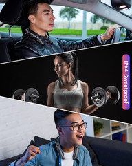Neckband Bluetooth Speaker, Wireless Wearable Speaker w/lightest 78g Weight, Hig