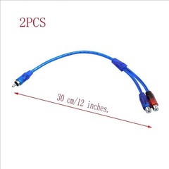 4x RCA Y Splitter Audio Jack Cable Adapter 1 Female to 2 Male – 1Male to 2Female