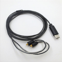 4ft MMCX To USB C Audio Earphone Cable for Shure SE215 SE315 SE425 SE535 SE846 f