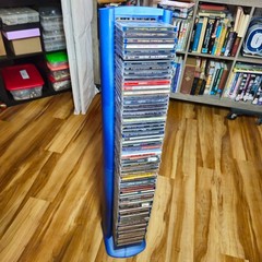 Fellowes 1990-early 2000s Cd Rack Holder Holds 70 CDs (DOES NOT INCLUDE CDs)
