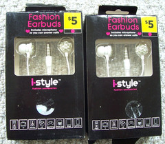 2 i-style Wired Fashion Earbuds with Microphone New